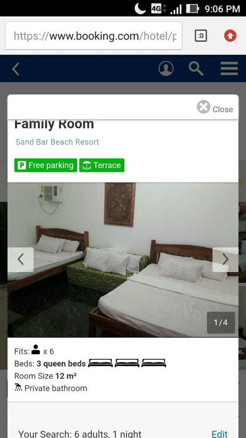 Sand Bar Beach Resort Nasugbu Eksteriør billede